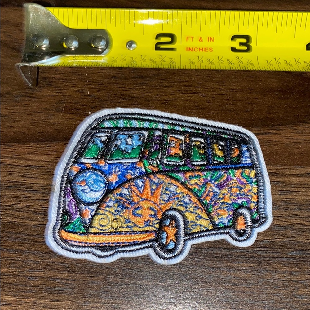 Colorful Embroidered Van Patch
